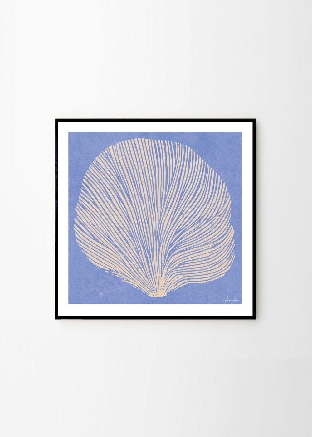 THE POSTER CLUB Poster Πόστερ, Sea Lavender, Rebecca Hein, (50x50)cm, Μπλέ/Μπέζ, Sustainable Paper, THE POSTER CLUB