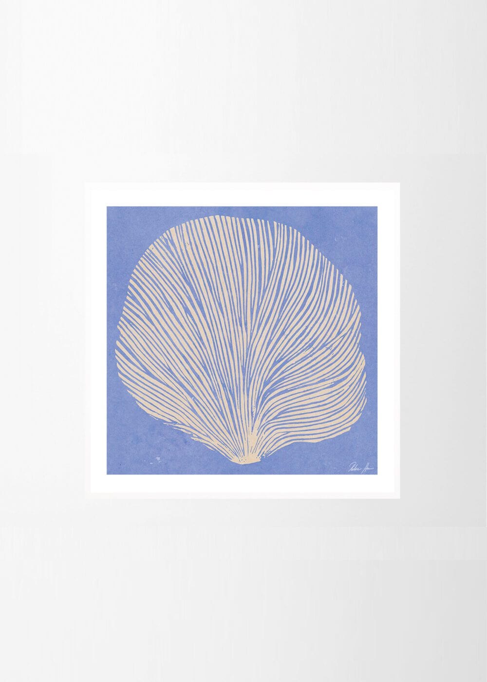 THE POSTER CLUB Poster Πόστερ, Sea Lavender, Rebecca Hein, (50x50)cm, Μπλέ/Μπέζ, Sustainable Paper, THE POSTER CLUB