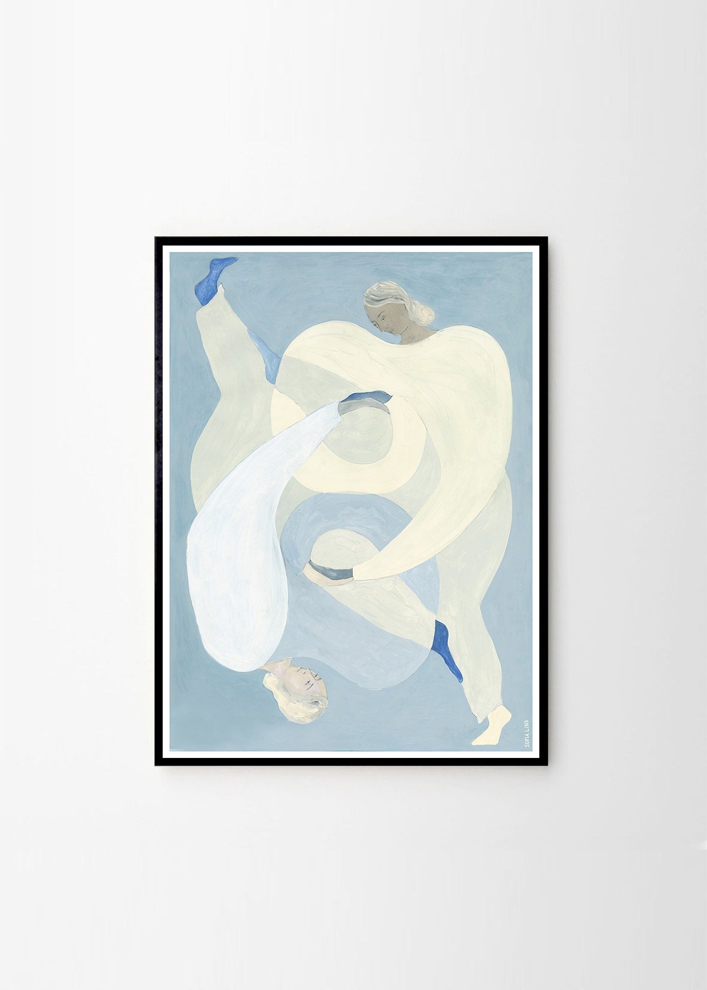 THE POSTER CLUB Poster Πόστερ, Sofia Lind, Hold You - Blue (50x70) cm, Γαλάζιο Sustainable Paper, THE POSTER CLUB