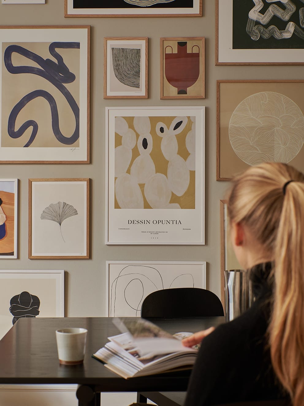 THE POSTER CLUB Poster Πόστερ, Moon No. 01, Little Detroit,  (50x50cm), Εκρού/Μπεζ, Sustainable Paper, THE POSTER CLUB