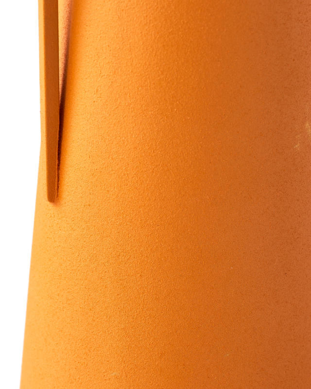 Βάζα Roman Sunset Πορτοκαλί Μεταλλικό Ματ L11,5 x W11,5 x H52cm POLSPOTTEN