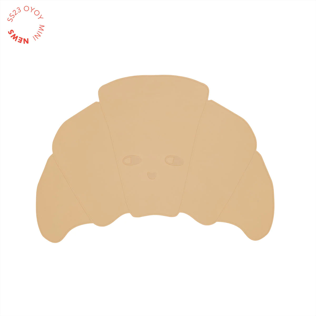 OYOY Σουπλά Σουπλά Yummy Croissant 100% Σιλικόνη Μπεζ H0,2 x L49 x W35 cm OYOY