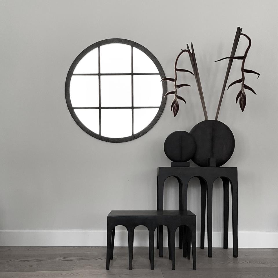 101 COPENHAGEN Βάζο Guggenheim Κεραμικό Βάζο Mini Μαύρο H34x16,5x32cm 101 COPENHAGEN