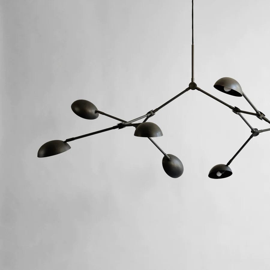 101 COPENHAGEN Φωτιστικό οροφής Φωτιστικό Οροφής, Drop Chandelier, Αλουμίνιο/Ορείχαλκος/Σίδερο, Μπρονζέ 102,5x155cm, 101 COPENHAGEN