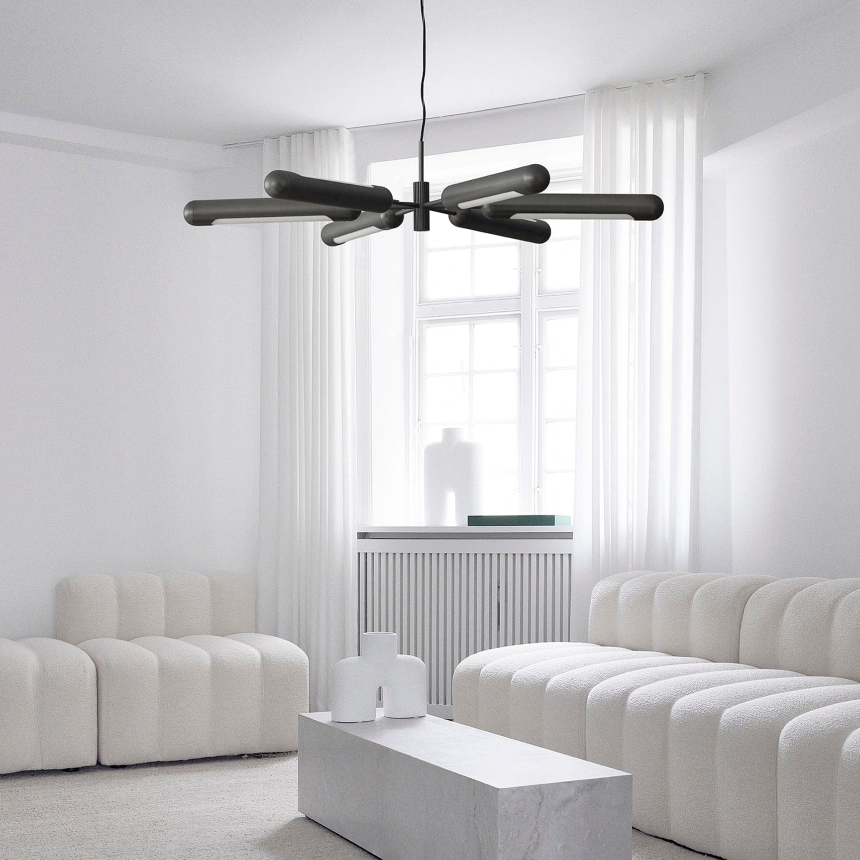 101 COPENHAGEN Βάζο Βάζο, Cobra Uno Medio, Κεραμικό, Bubble Άσπρο 25x10x30cm 101 COPENHAGEN