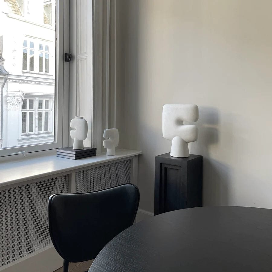 101 COPENHAGEN Βάζο Βάζο, Tribal, Mini, Άσπρο, Κεραμικό, 25x8x20cm, 101 COPENHAGEN