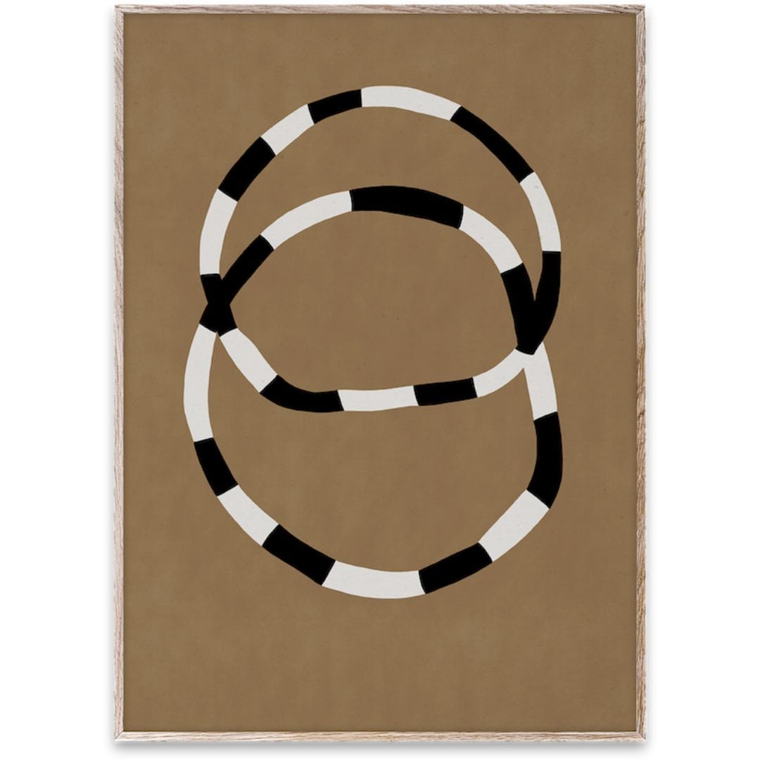 PAPER COLLECTIVE Poster Πόστερ, Bracelets, 50x70, Καφέ/Μαύρο, Sustainable Paper, PAPER COLLECTIVE