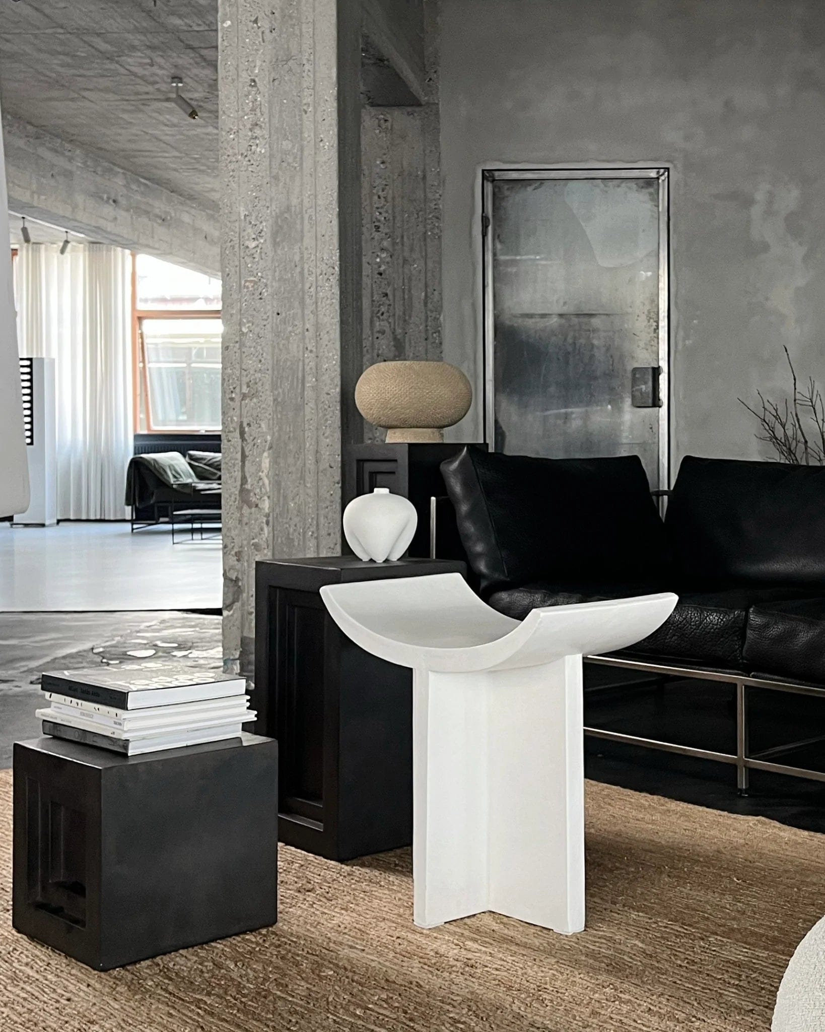 101 COPENHAGEN Βάζο Kabin Shisen Βάζο Κεραμικό Μπεζ L35xW35xH23,5cm 101 COPENHAGEN