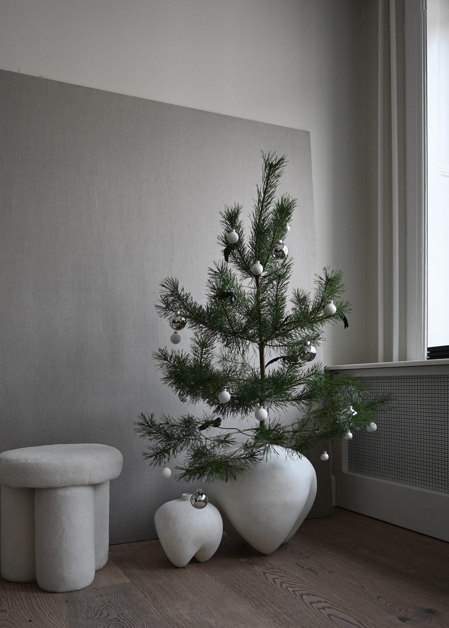 101 COPENHAGEN Βάζο Βάζο, Sumo Big Bone White Άσπρο, Κεραμικό, H43,5cmxW44cmxL44cm 101 Copenhagen