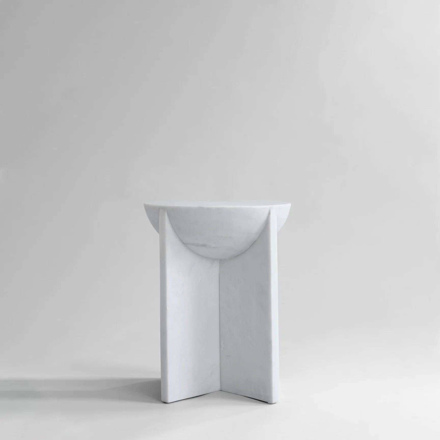 101 COPENHAGEN Coffee Table Τραπέζι Cross Μαρμάρινο Άσπρο L35xW35xH45 cm 101 COPENHAGEN