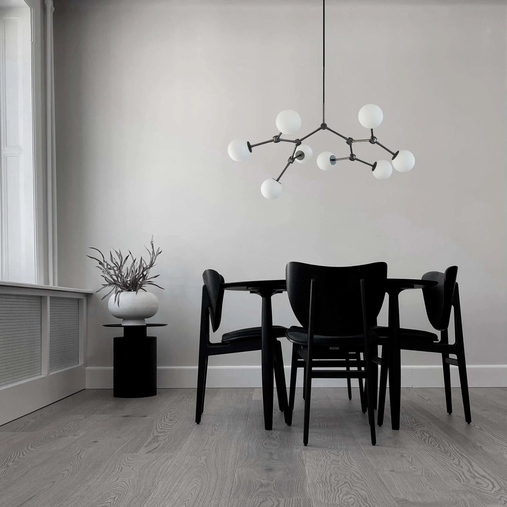 101 COPENHAGEN Βάζο Kabin Fat Διακοσμητικό Βάζο Κεραμικό Άσπρο, Η23,5x35cm 101 COPENHAGEN