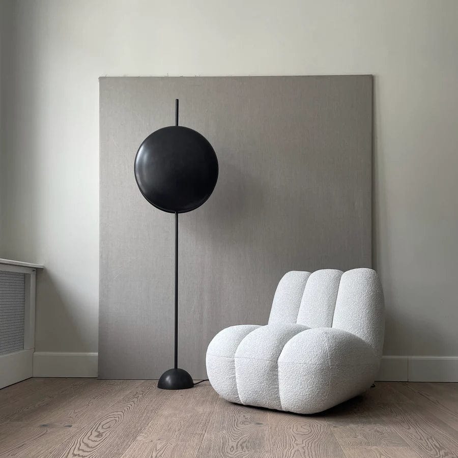 101 COPENHAGEN Πολυθρόνα Πολυθρόνα Toe Chair Λευκή Μπουκλέ/Σανέλ (Bouclé) L70xW80xH72 cm 101 COPENHAGEN