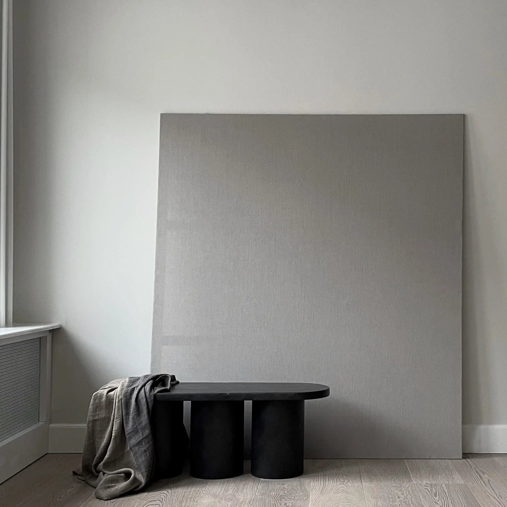 101 COPENHAGEN Πάγκος Πάγκος Big Foot Καφέ Ινώδες Σκυρόδεμα L120xW40xH45 cm 101 COPENHAGEN