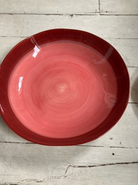 Κεραμική Πιατέλα-Σαλατιέρα Desert Δίχρωμη Ροζ/Κόκκινο Musango