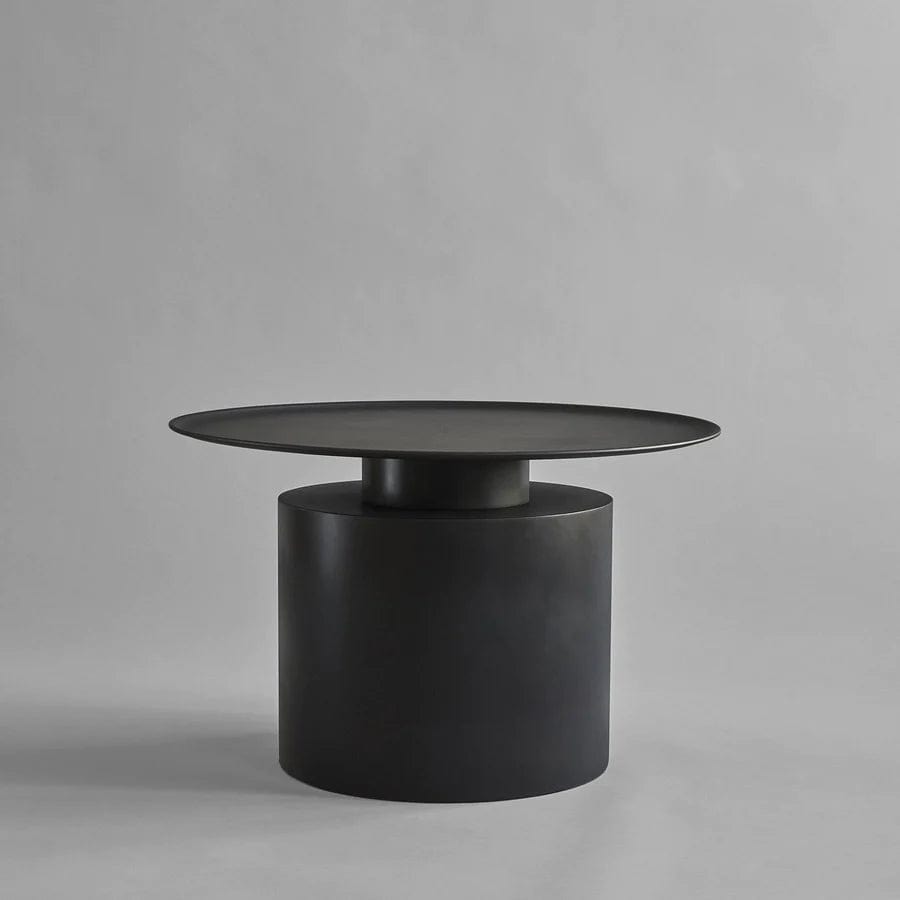 101 COPENHAGEN Coffee Table Τραπέζι Pillar Low Μαύρο Plated Metal  H41x65Ø 101 COPENHAGEN