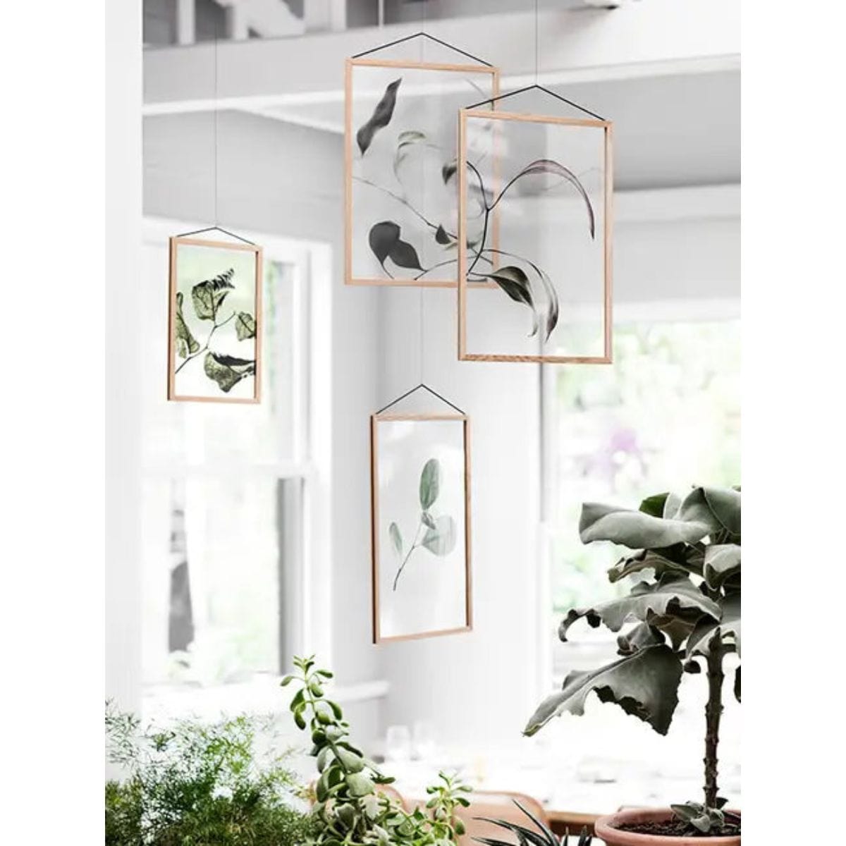 PAPER COLLECTIVE Poster Πόστερ διαφάνεια, Floating Leaves 07 - A5, 14.8x21cm, Πράσινο, PAPER COLLECTIVE