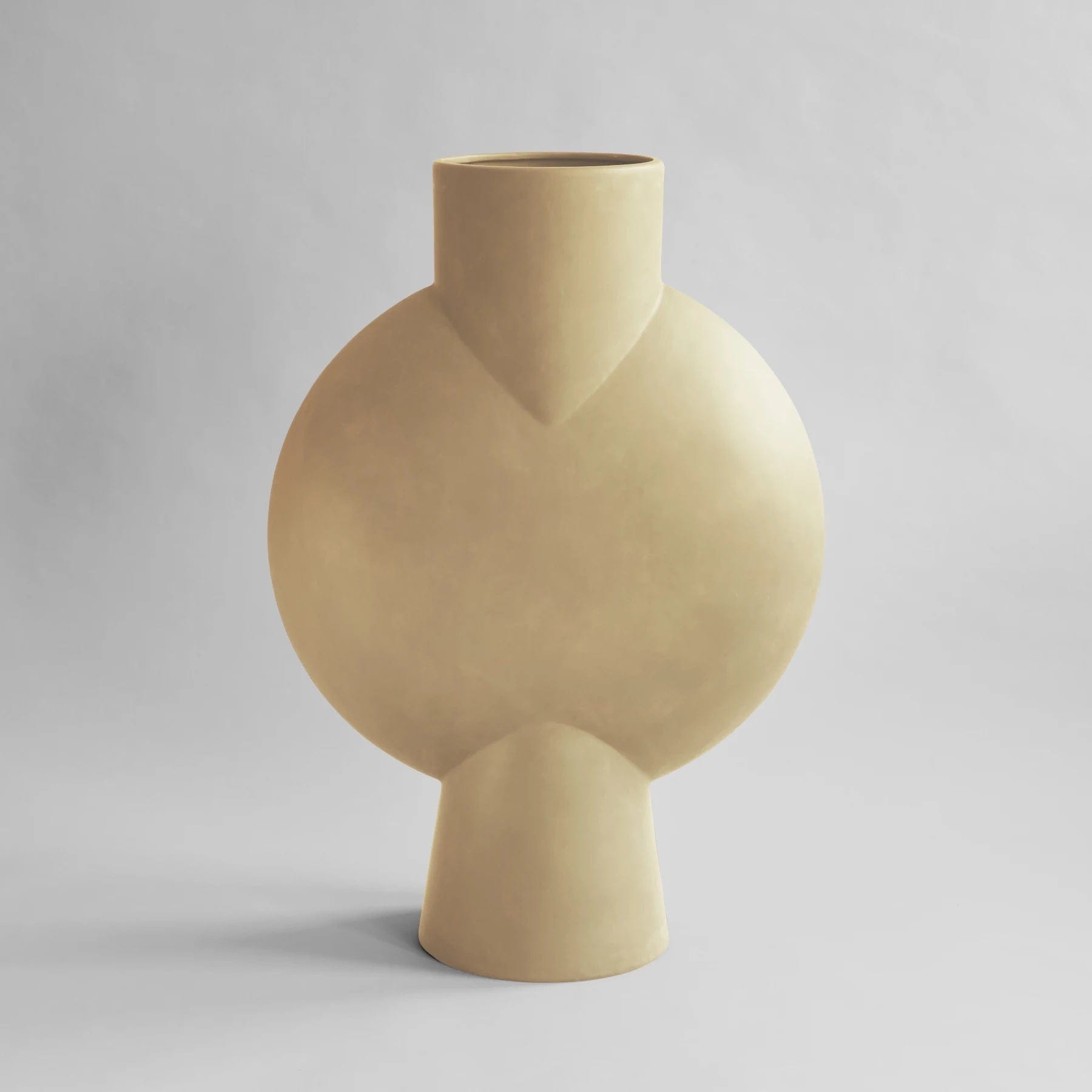 101 COPENHAGEN Βάζο Βάζο Δαπέδου Sphere Bubl, Giant Κεραμικό Μπεζ Sand H100xW33xL75cm 101 COPENHAGEN