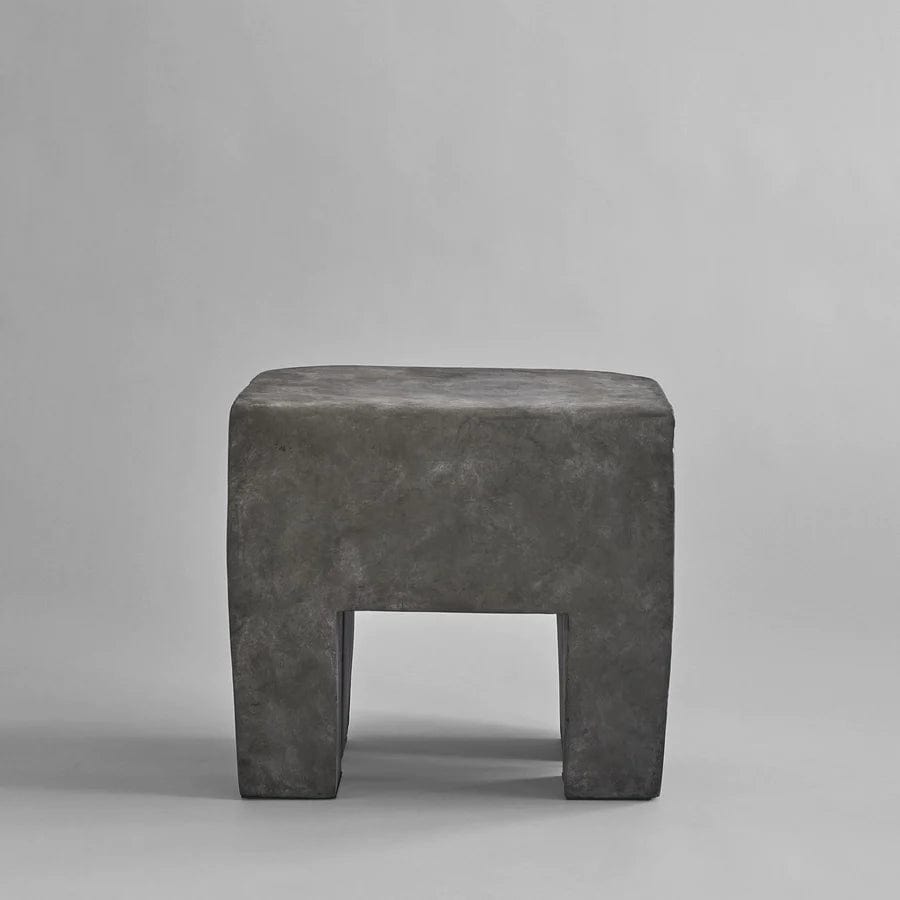 101 COPENHAGEN Σκαμπό Σκαμπό Sculpt Γκρί Σκυρόδεμα Από Ίνες L45xW45xH45 101 COPENHAGEN