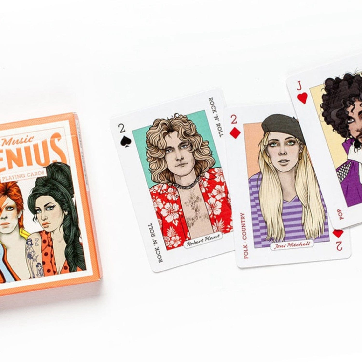 Hintsdeco Books Επιτραπέζιο Παιχνίδι Τράπουλα MUSIC playing Cards Πολύχρωμο 6.7x1.9x9.2 cm Hintsdeco