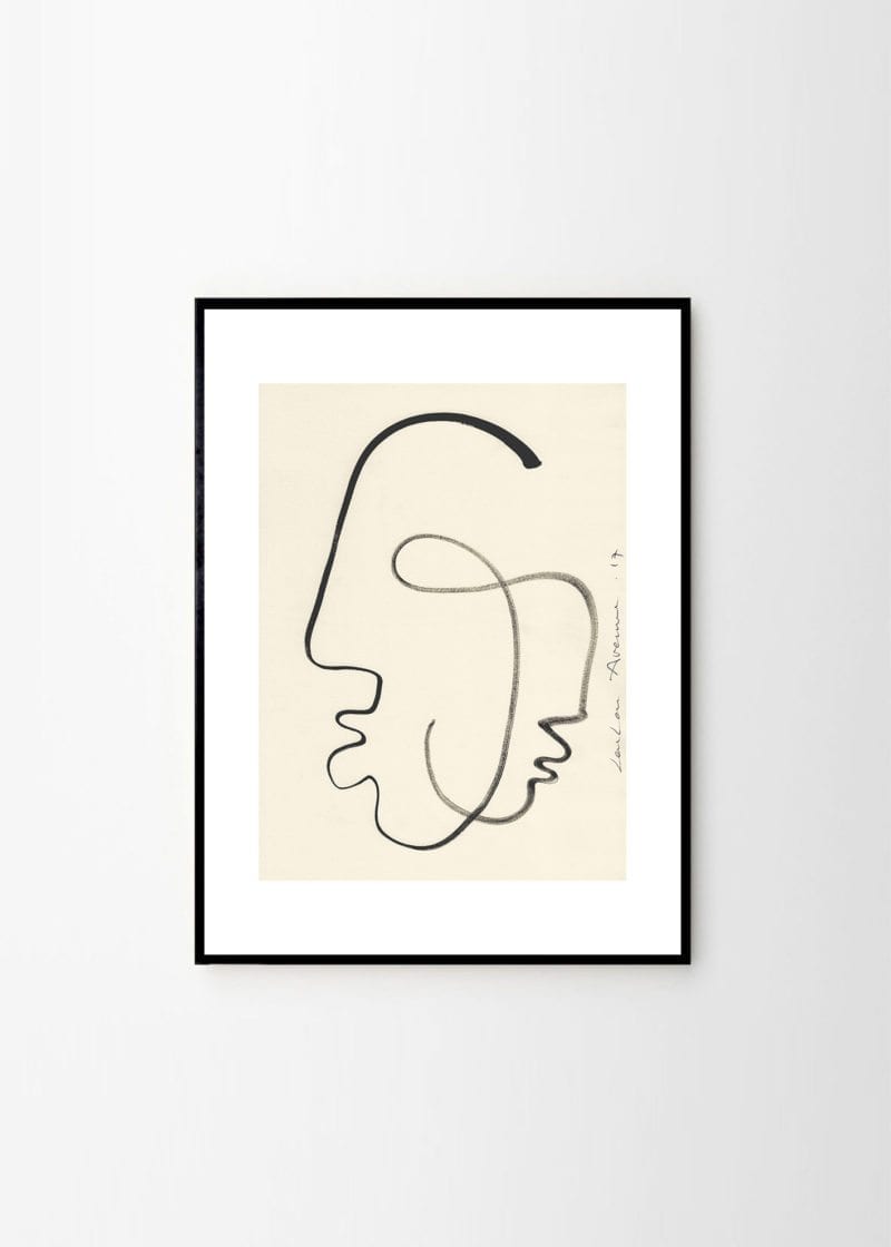 THE POSTER CLUB Poster Πόστερ, One Soul, LouLou Avenue, (50x70) cm, Μαύρο/Εκρού, Sustainable Paper, THE POSTER CLUB