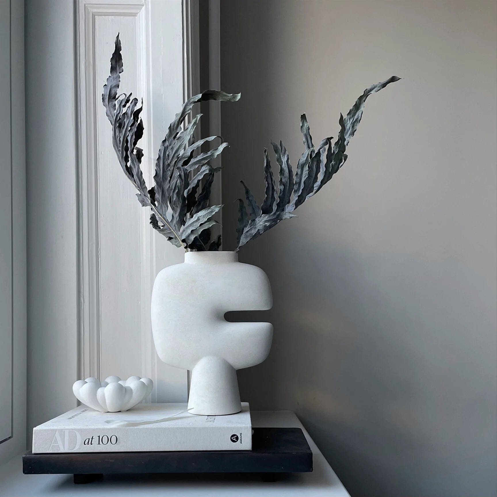 101 COPENHAGEN Διακοσμητική Πιατέλα Διακοσμητικό Mπολ Bloom Μίνι Άσπρο Κεραμικό 15,5x6cm 101 COPENHAGEN