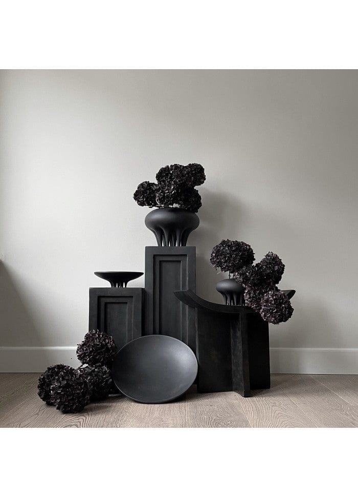 101 COPENHAGEN Διακοσμητική Πιατέλα Διακοσμητική Πιατέλα, Μedousa Mini, Καφέ/Μαύρο, Κεραμικό, L30xW30x H9cm,101 COPENHAGEN