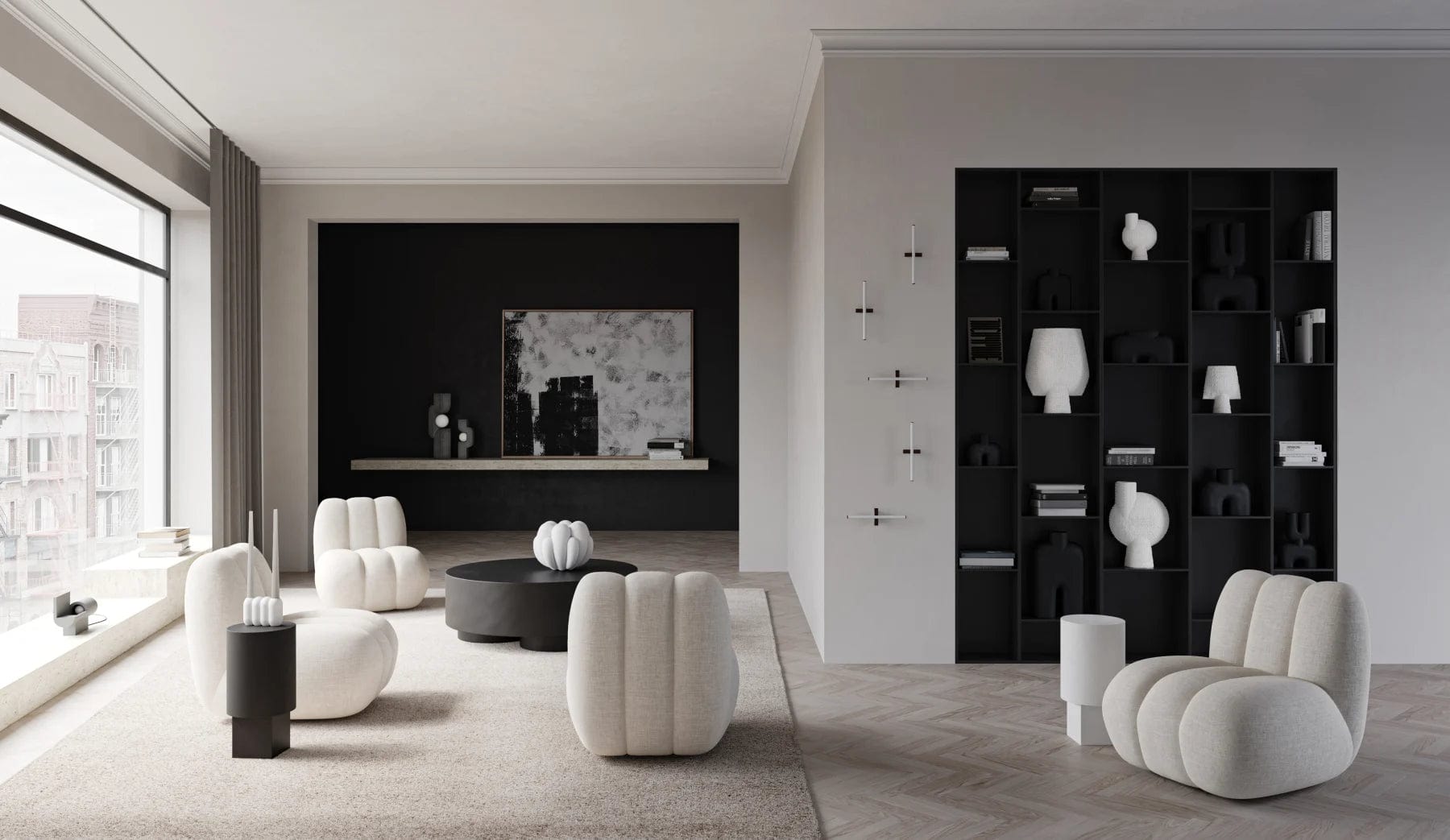 101 COPENHAGEN Βάζο Βάζο Sphere Bubl Big Shisen Κεραμικό 45x14x31,5 cm 101 COPENHAGEN