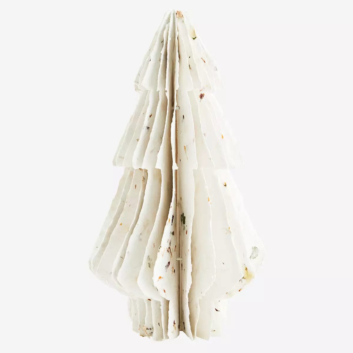 MADAM STOLTZ Χριστουγεννιάτικο Δέντρο Διακοσμητικό Χριστουγεννιάτικο Δέντρο Grane Ανακυκλωμένο Χαρτί Λευκό/Multicolor 47cm MADAM STOLTZ