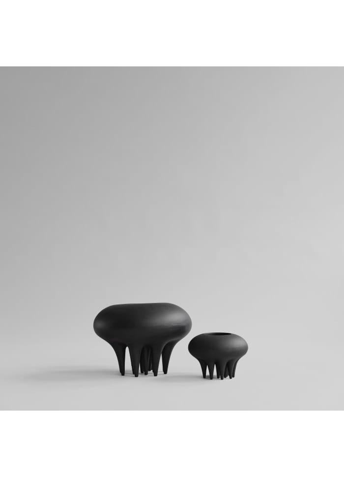 101 COPENHAGEN Βάζο Βάζο, Μedousa Big, Καφέ/Μαύρο, Κεραμικό, L35xW35xH26cm, 101 COPENHAGEN