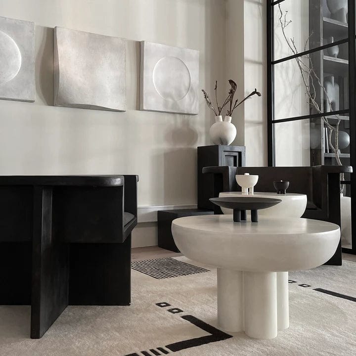 101 COPENHAGEN Coffee Table Τραπέζι, Crown Table, Tall, 'Ασπρο, 50x45x45cm, 101 COPENHAGEN