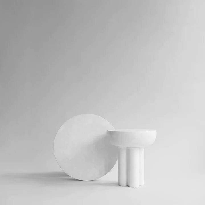 101 COPENHAGEN Coffee Table Τραπέζι, Crown Table, Tall, 'Ασπρο, 50x45x45cm, 101 COPENHAGEN