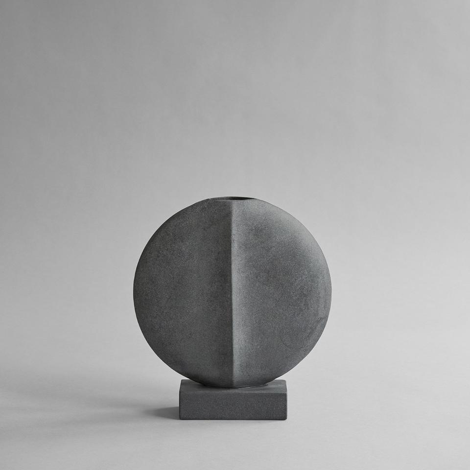 101 COPENHAGEN Βάζο Βάζο, Guggenheim, Mini, Γκρι, Κεραμικό, 34x16,5x32cm, 101 COPENHAGEN