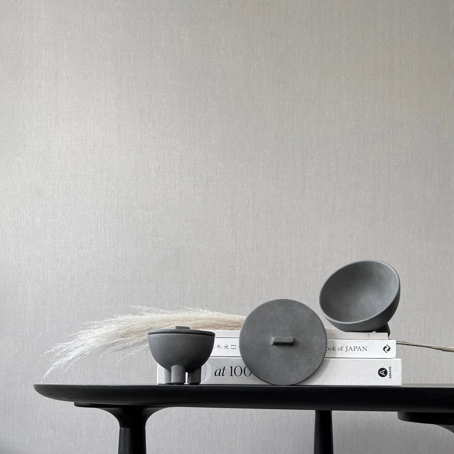 101 COPENHAGEN Διακοσμητικo Μπολ Duck Jar, Medio Κεραμικό Διακοσμητικό Δοχείο με Καπάκι Σκούρο Γκρι 10x12x12cm,101 COPENHAGEN