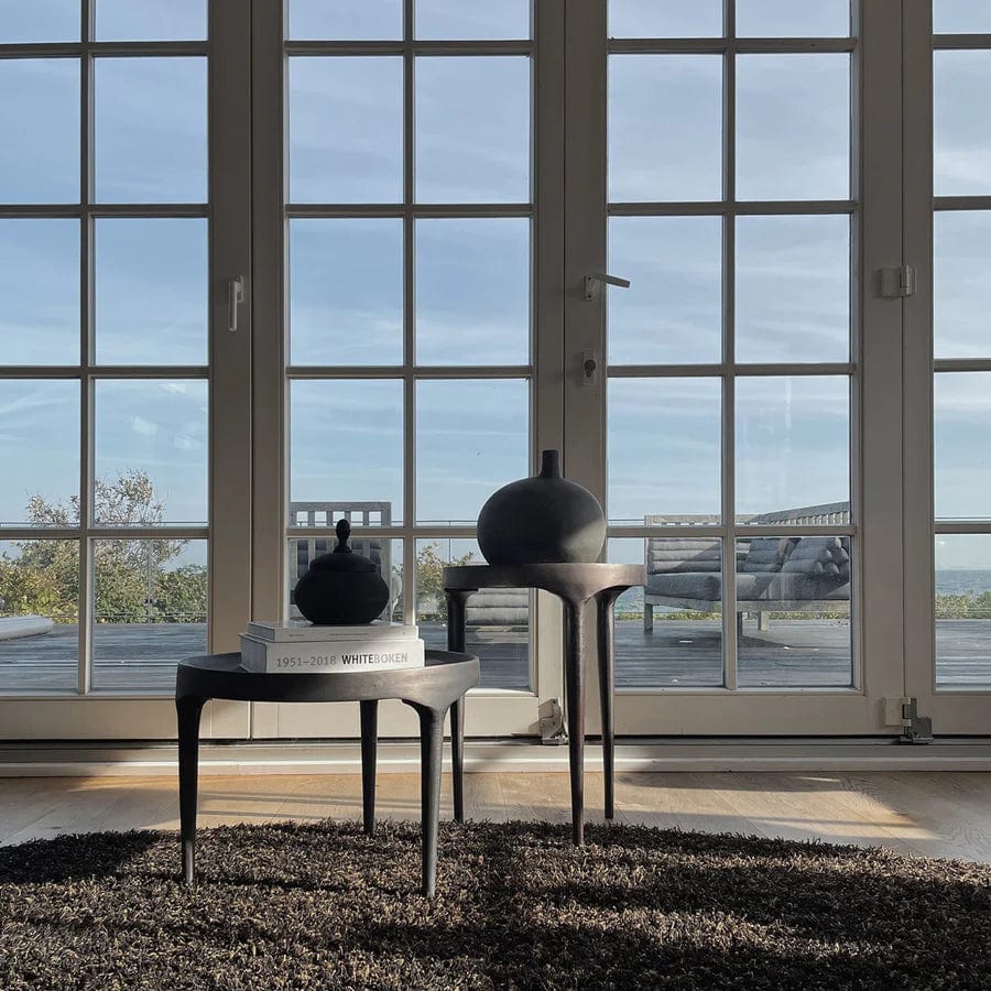 101 COPENHAGEN Βάζο Βάζο, Submarine, Small, Κεραμικό, Σκούρο Γκρι, 25x24x30 cm,101 COPENHAGEN