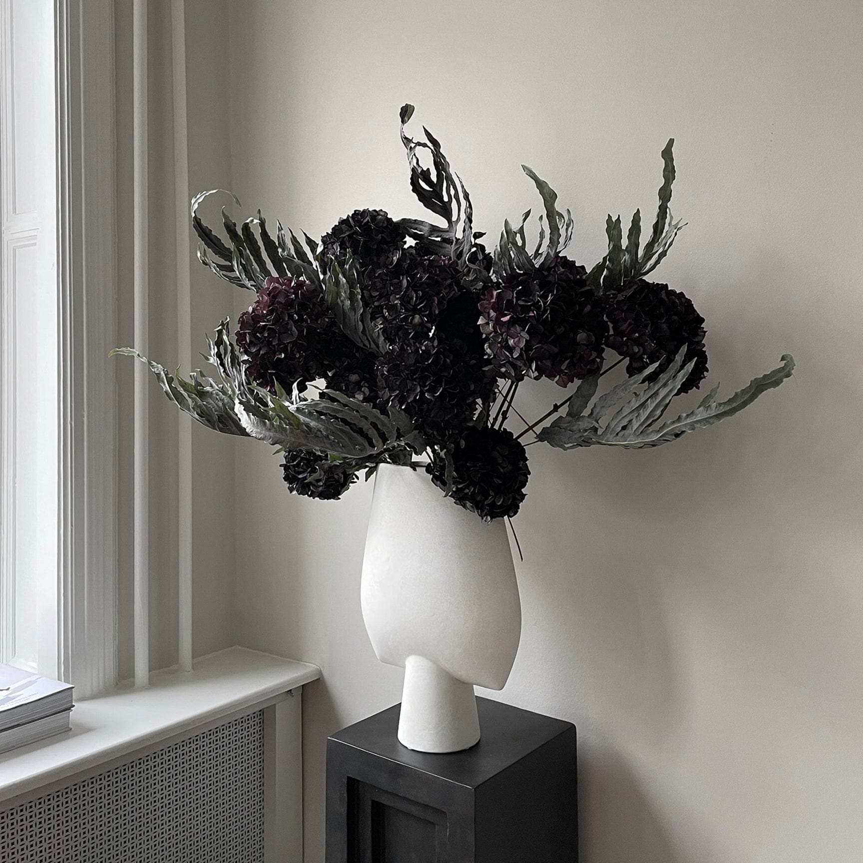 101 COPENHAGEN Βάζο Βάζο Sphere Square Big, Κεραμικό, Λευκό, 43,5 x 17 x 33,5cm, 101 COPENHAGEN