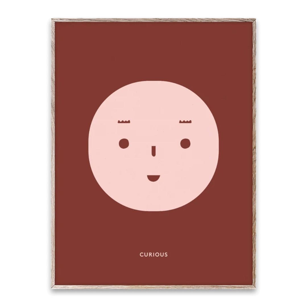 PAPER COLLECTIVE Poster Πόστερ, Curious Feeling, Ροζ/Καφέ 30Χ40, Sustainable Paper, Paper Collective