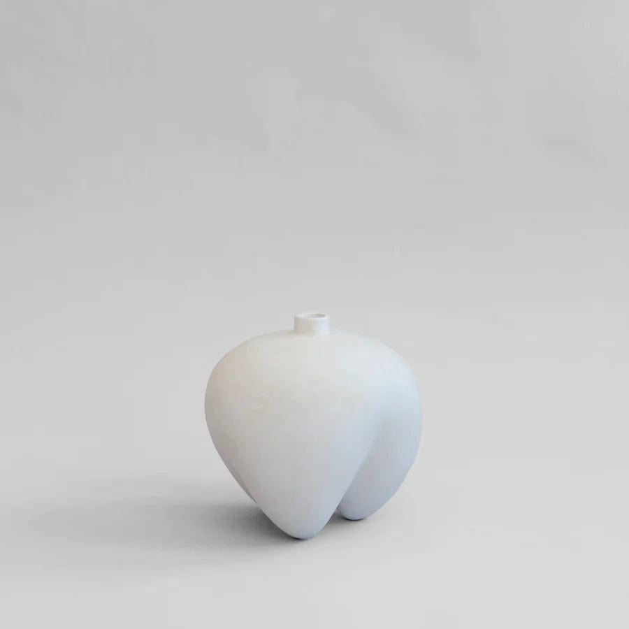 101 COPENHAGEN Βάζο Βάζο, Sumo Mini, Άσπρο, Κεραμικό, H 26cm x W 26cm x L 26,5cm 101 Copenhagen