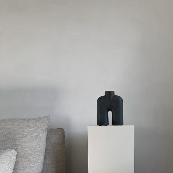 101 COPENHAGEN Βάζο Βάζο, Cobra Tall Μini, Κεραμικό, Μαύρο, 23x65x19cm, 101 COPENHAGEN