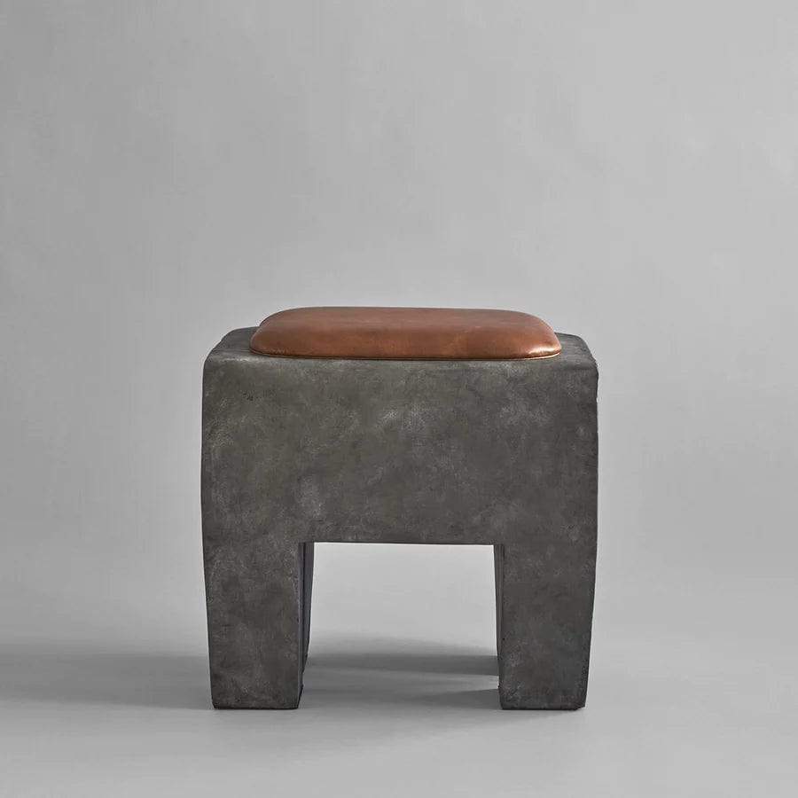 Μαξιλάρι Sculpt Δέρμα Ταμπά H3 cm x W42 cm x L34 cm 101 COPENHAGEN