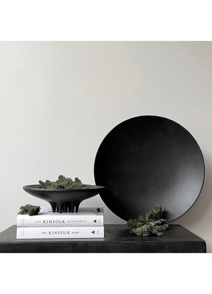 101 COPENHAGEN Διακοσμητική Πιατέλα Διακοσμητική Πιατέλα, Μedousa Mini, Καφέ/Μαύρο, Κεραμικό,  L30xW30x H9cm,101 COPENHAGEN