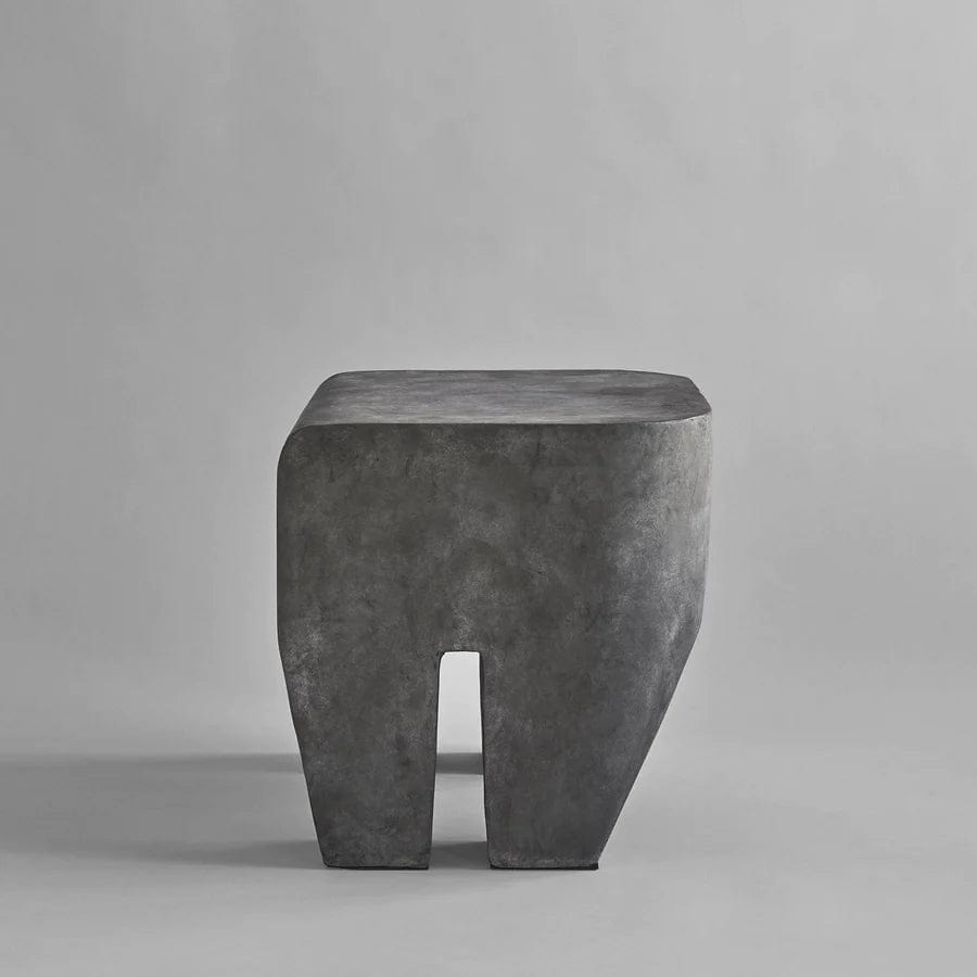 101 COPENHAGEN Σκαμπό Σκαμπό Sculpt Γκρί Σκυρόδεμα Από Ίνες L45xW45xH45 101 COPENHAGEN