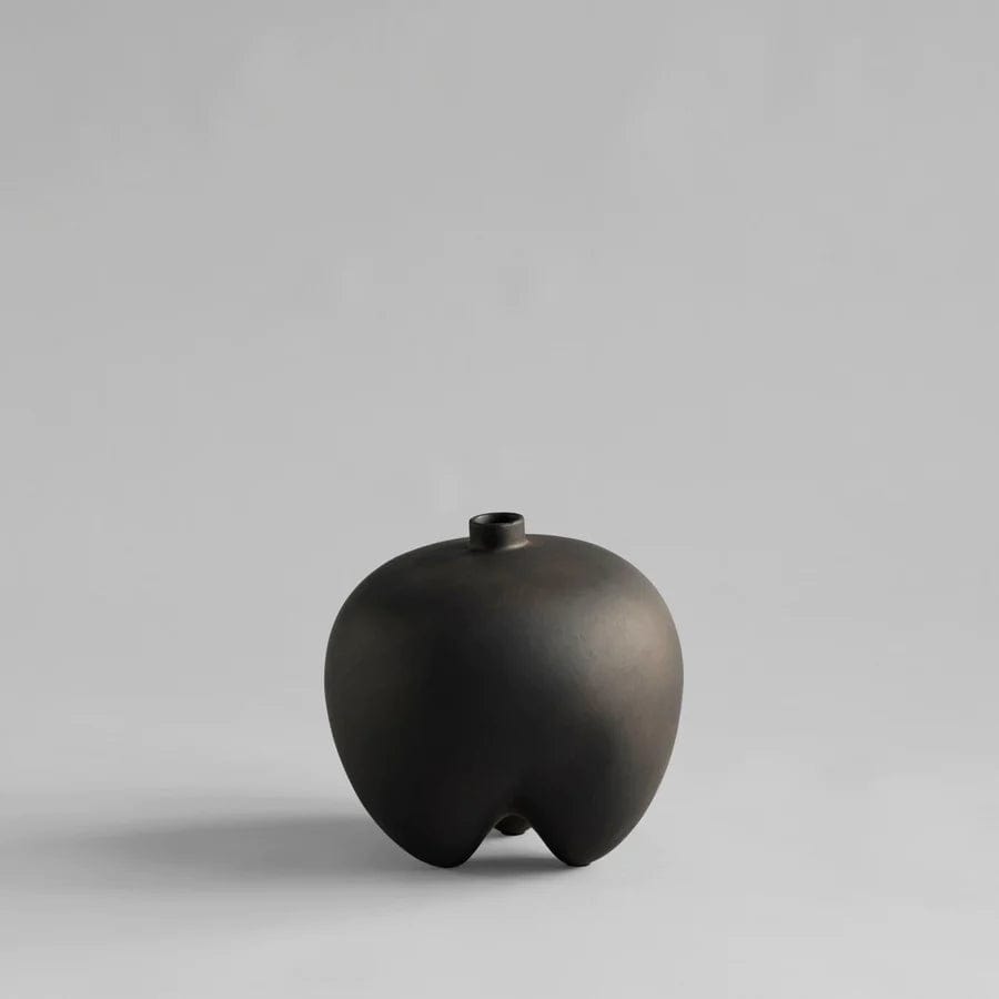 101 COPENHAGEN Βάζο Βάζο, Sumo Mini, Καφέ/Μαύρο, Κεραμικό, H26xW26xL26,5 cm 101 Copenhagen