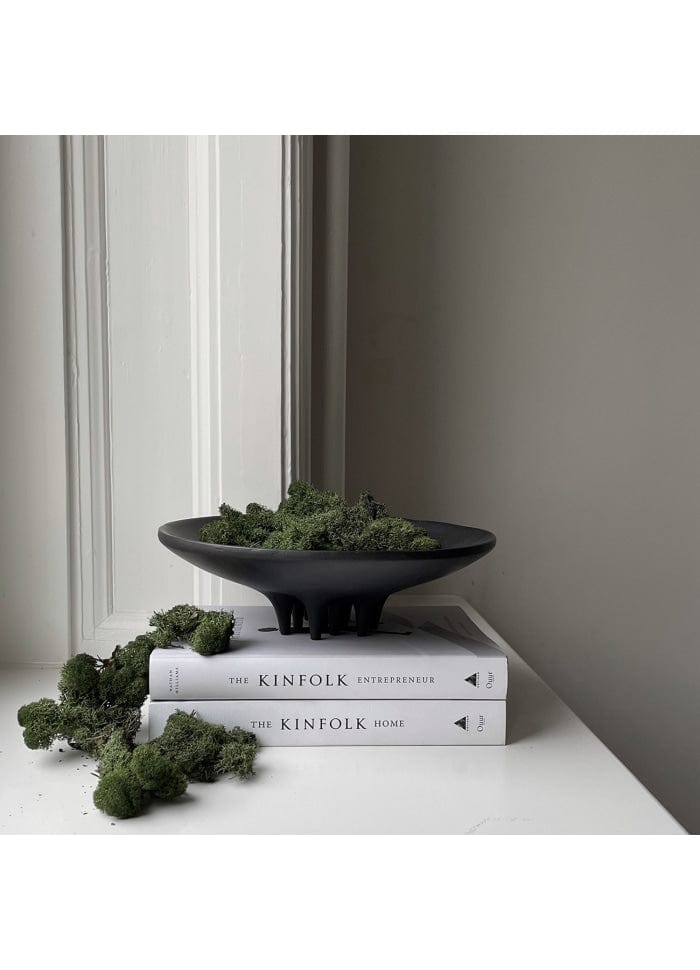 101 COPENHAGEN Διακοσμητική Πιατέλα Διακοσμητική Πιατέλα, Μedousa Mini, Καφέ/Μαύρο, Κεραμικό, L30xW30x H9cm,101 COPENHAGEN