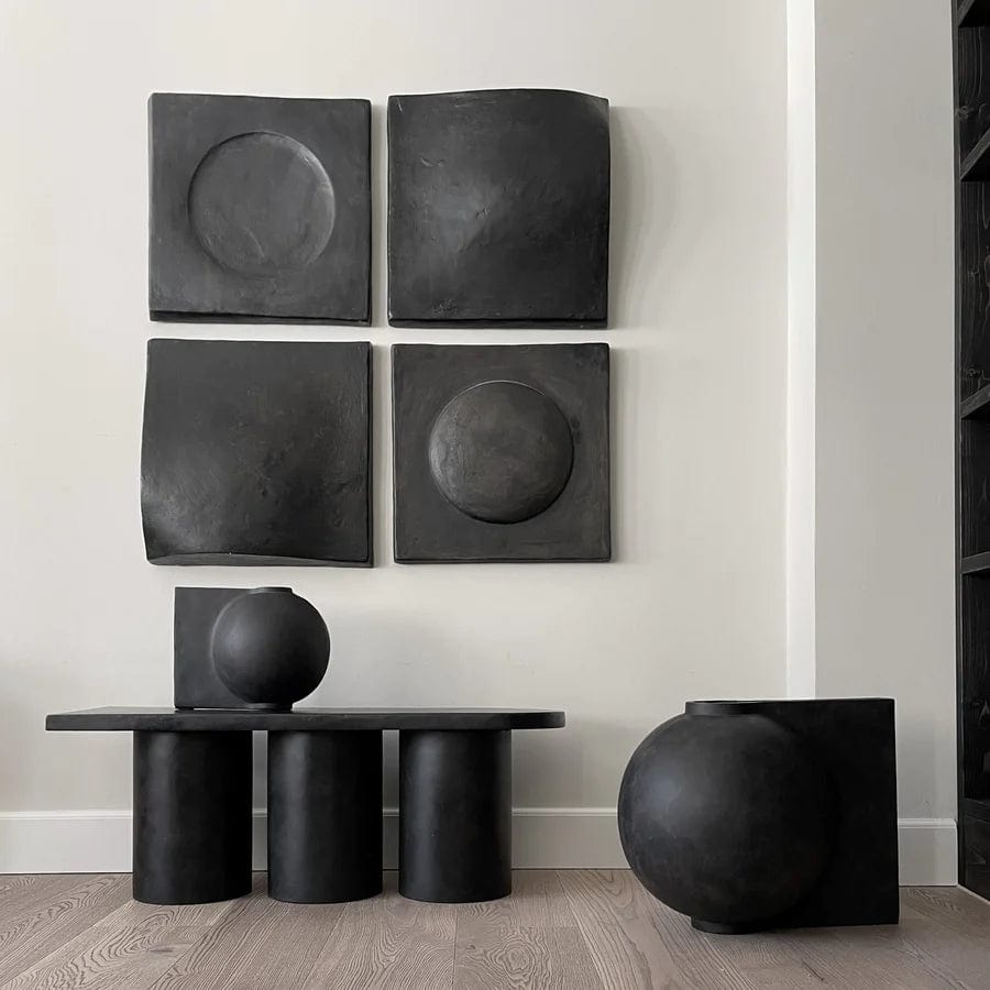 101 COPENHAGEN Πάγκος Πάγκος Big Foot Καφέ Ινώδες Σκυρόδεμα L120xW40xH45 cm 101 COPENHAGEN