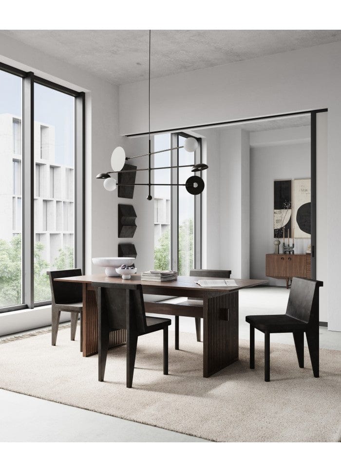 101 COPENHAGEN Φωτιστικό οροφής Φωτιστικό Οροφής Sahn Chandelier Μπρονζέ, Γυαλι Οπαλίνα/ Μέταλλο 25x58x125 101 Copenhagen