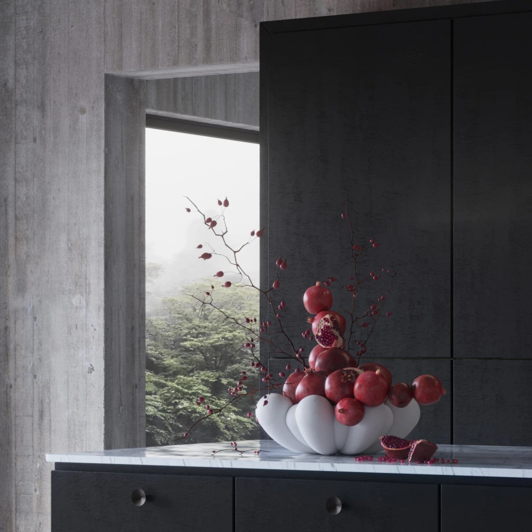 Διακοσμητικά Πόμολα / Κρεμάστρα HiHat Medio - Σκούρο Μπρονζέ Μεταλλικά Σετ Των 2 τμχ H2,5 x Ø4,5 cm 101 COPENHAGEN