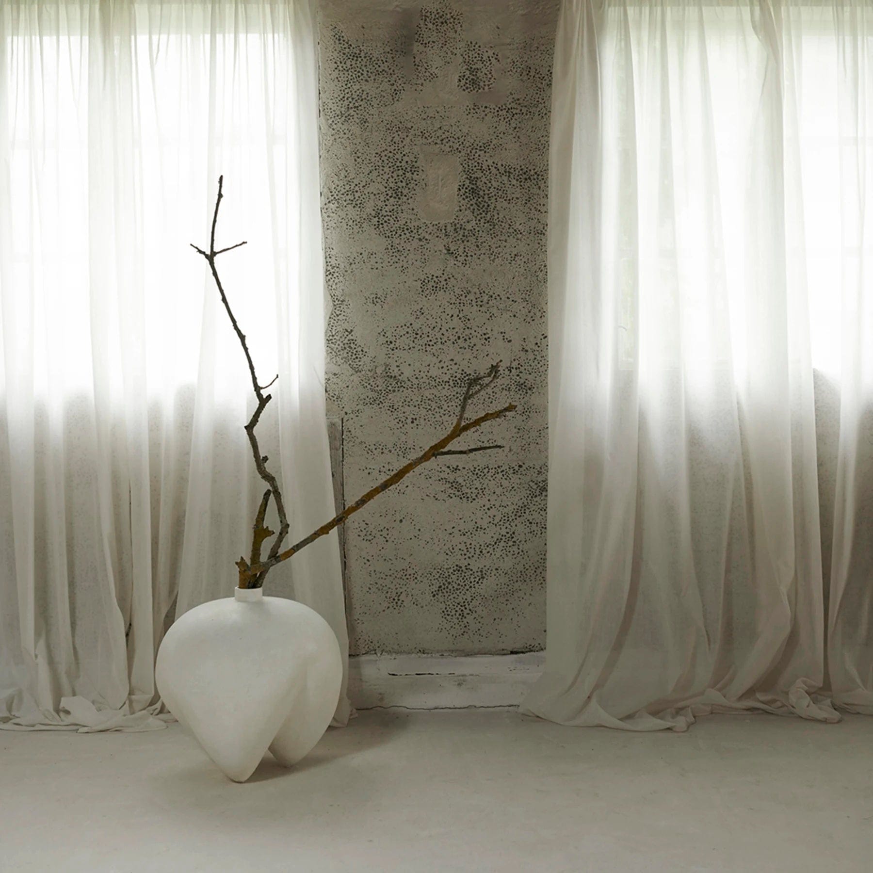 101 COPENHAGEN Βάζο Βάζο, Sumo Big Bone White Άσπρο, Κεραμικό, H43,5cmxW44cmxL44cm 101 Copenhagen