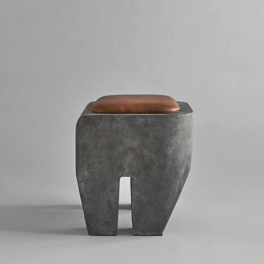 Μαξιλάρι Sculpt Δέρμα Ταμπά H3 cm x W42 cm x L34 cm 101 COPENHAGEN