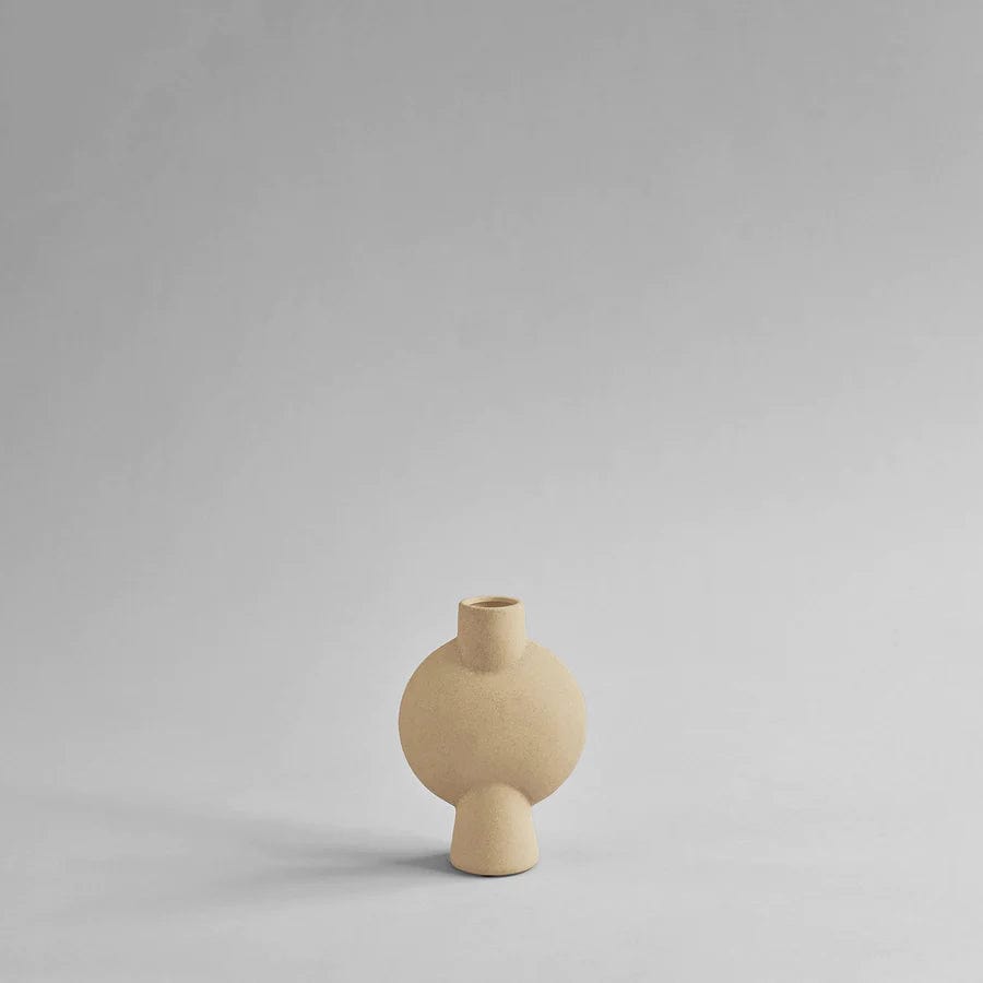 101 COPENHAGEN Βάζο Βάζο, Sphere Bubl, Mini, Μπεζ, Κεραμικό, 18x6x13cm, 101 COPENHAGEN