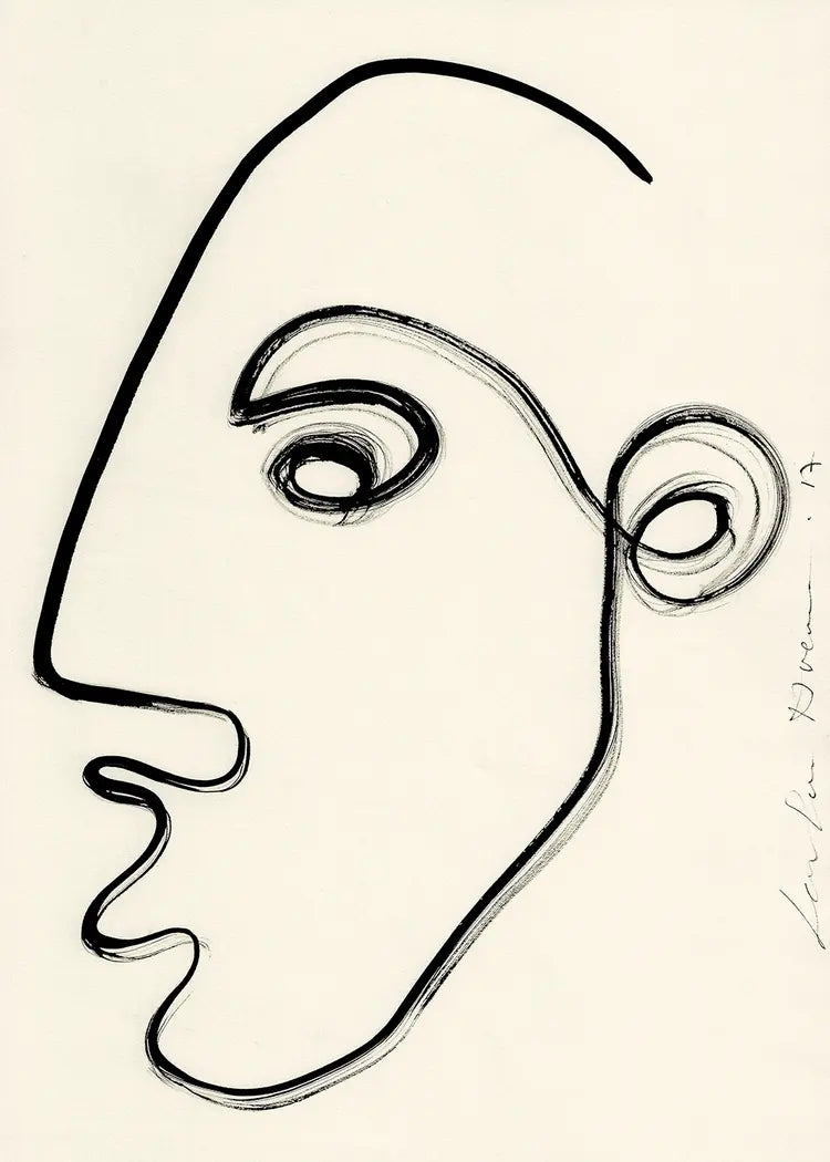 Πόστερ, LouLou Avenue, These Days 30x40 cm, Μπεζ/Μαύρο Sustainable Paper, Paper Collective